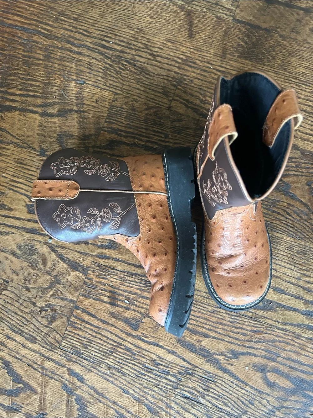 Roper Chunky  Fat Baby Cowboy Boots. toddler size 3 Western